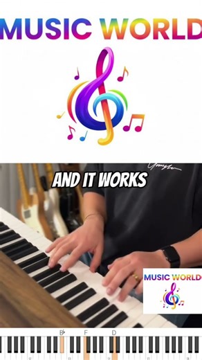 spice up your play with drop 2 chord very simple and melodic #keyboardtutorial #music #piano #drop2