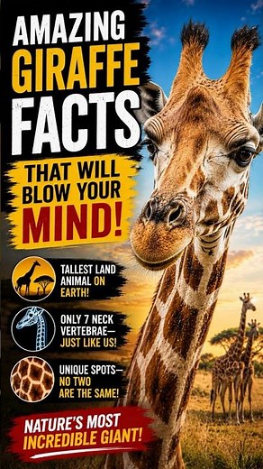 Amazing Giraffe Facts That Will Blow Your Mind #giraffe #facts #shorts