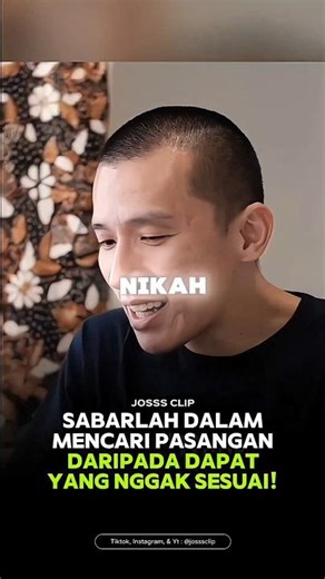 It's better to take it slow and find the right one. #marriage #andryhakim #stockwise