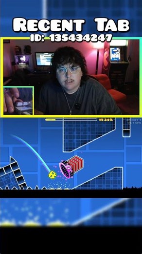 BEST DROP EVER??? #geometrychallenge #geometrydash #recenttab