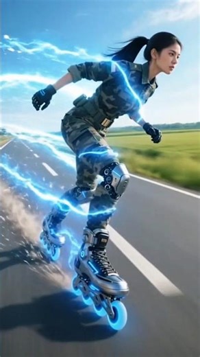 Indian Army Girl Saves Dadi ❤️ | Robot Shark Victory Scene 🦈🔥 #ai #army #save #shark #solider