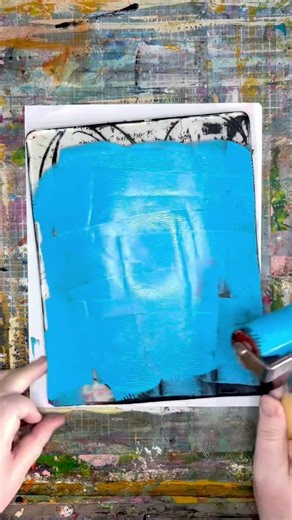 Gel printing with bold laser printed geometric shapes