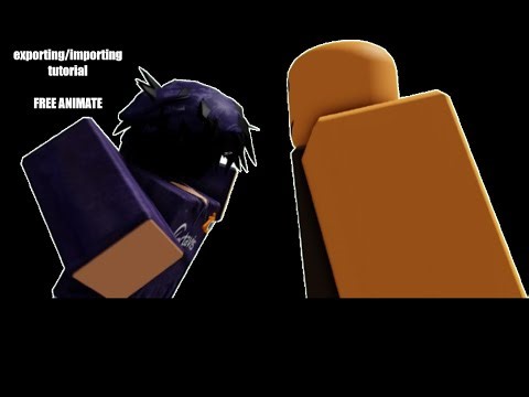 exporting/importing tutorial | Free Animate