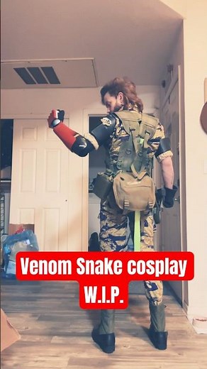 Work in progress for my Venom Snake cosplay #mgs #metalgearsolid #mgsv #cosplay #fyp #snake #mgs2