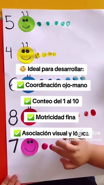 Aprende Números Jugando: Actividad Creativa para Niños