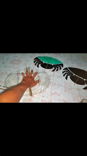 layangan mini spider siap di mulai #shorts