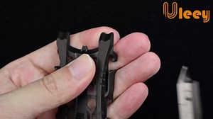 Model Nippers with Ultra-thin Single Edge, Uleey 4.9 inch Sprue Cutter for Beginners, U02 Model Cippers for Plastic Model Building and Fixing (Red)