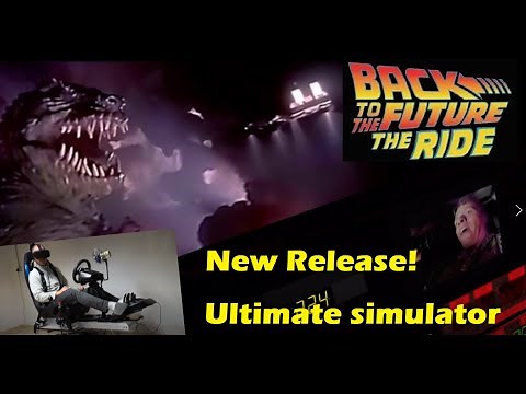 Back To The Future: The Ride New Release (3DOF Motion Simulator + Virtual Reality + Fan)