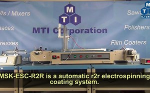 Automatic Electrospinning Coating Unit with Roll to Roll System - MSK-ESC-R2R