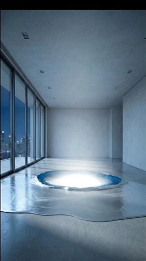 The Moon Controls This Floor 🌙 | #Shorts#epoxy #floor #home #satisfying #shortsfeed