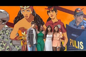 TV Patrol: ‘Darna’ mural na nagbibigay-pugay sa mga bayaning frontliners, pinasinayaan ng cast | ABS-CBN Entertainment