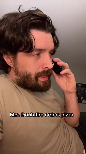 Mrs. Doubtfire Impersonation: Ordering Pizza