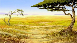 THE LION KING (1994) Scene: "She's gonna eat me!"/Nala chases Pumba.