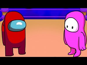 Among Us vs Fall Guys Rap Battle But in FnF