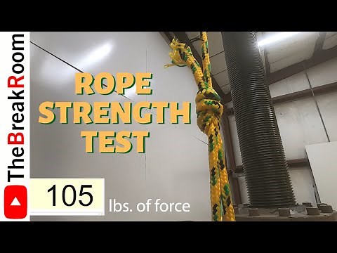 Diamond Braid Rope Strength Test
