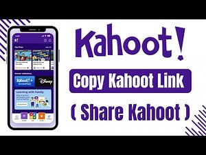 How to Copy Kahoot Link Share Kahoot
