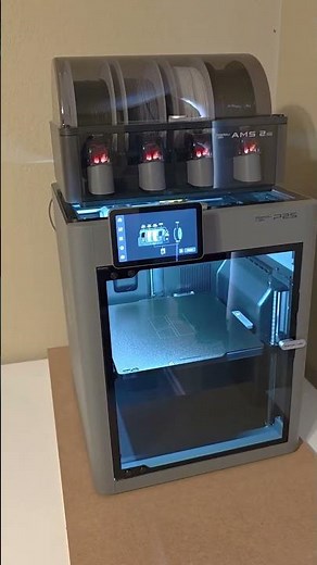 New 3D Printer - Bambu Labs P2S Combo with the AMS2 Pro #3dprinting ‪@BambuLab‬#doityourself