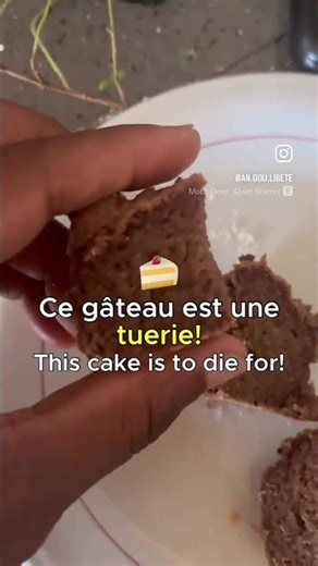 Avis après dégustation d’un des gâteaux de « An gou libèté » 😋🧑🏾‍🍳📖 👀