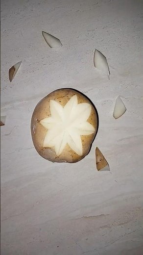 How to Carve Amazing Potato Designs – Easy DIY Potato Carving Tutorial #potato #carvingart