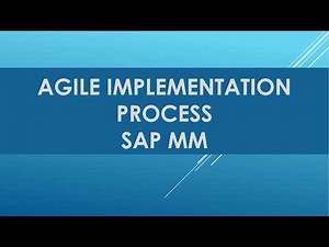 SAP MM agile implementation sprint | sap scrum business process implementation methodology iteration