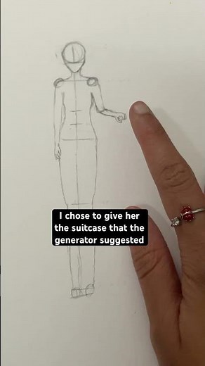 Using a drawing prompt generator!! #art