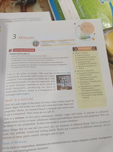 Define mixture and discuss its properties.Use symbols of eleme... | Filo