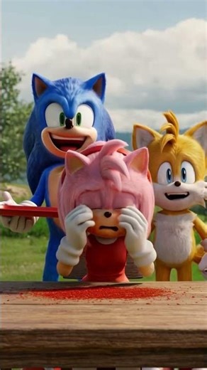 What Happens When Amy Eats Super Spicy Food? #funnyshorts #sonic