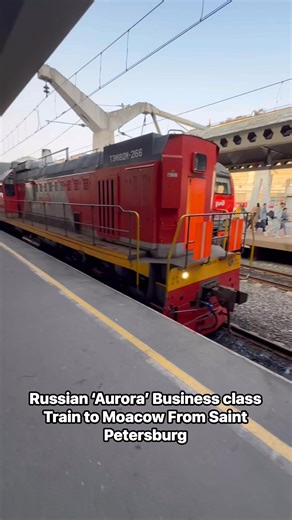 84K views · 4.4K reactions | Russian ‘Aurora’ Business class Train to Moscow From Saint Petersburg | Igor in Russia | Facebook