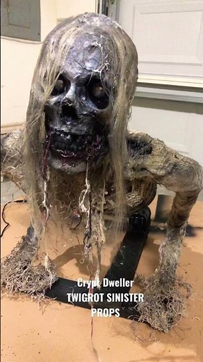 Custom Creepy Animatronic Zombie Halloween Horror Prop