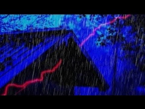 Midnight Storm Sounds | Continuous Heavy Rain for Sleep.