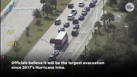 Evacuation for Hurricane Milton will be the largest since '17s Irma, officials said