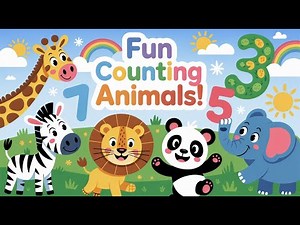 Fun Counting Animals for Kids 🐘🦒🦊 | Learn Numbers with Zoo Animals | Things You Learn