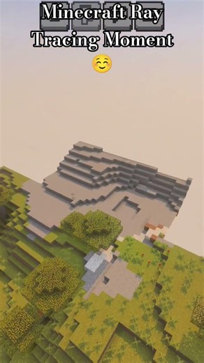 RAY TRACING MOMENT IN MINECRAFT #shorts#MC#game