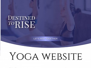 Site Web de yoga Site Web Canva, modèle de site Web, cours de yoga, Pilates, studio de yoga, minimaliste, entraînement - Etsy France