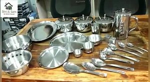 7.4K views · 198 reactions | This Shri and Sam 72 PCS Dinner Set will make a perfect utility item while adding a stylish edge to your dinner table, this set is made from high-quality stainless steel making it exclusive and durable, beautifully designed to add grace to your dining experience朗 ➡️ https://bit.ly/37iolti #StopTheSpread #stayhome #staysafe #quarantine #lockdown #socialdistance #kitchen #ShriandSam #corona #warriors #positive | Shri and Sam | Facebook