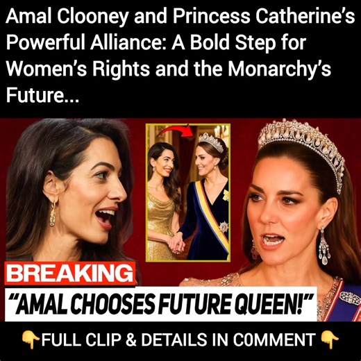 Amal Clooney and Princess Catherine’s Powerful Alliance A Bold Step for Women’s Rights and the Monarchy’s Future. In a move that has both shocked and inspired, Amal Clooney, the world-renowned human rights lawyer, is teaming up with Princess Catherine of Wales on an ambitious global mission to defend women and children’s rights. The collaboration, formed under the Princess’s Trust, aims to... https://royalfamilyinsider.com/amal-clooney-and-princess-catherines-powerful-alliance-a-bold-step-for-wo