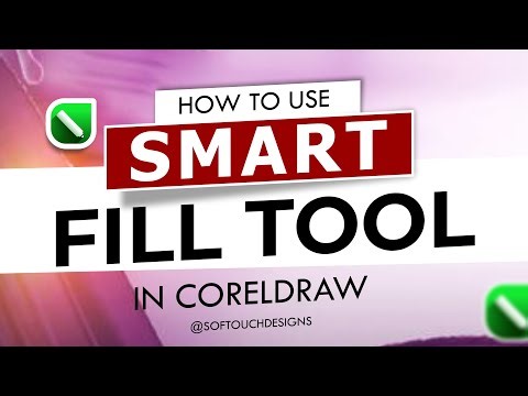 how to use Smart Fill tool in CorelDRAW