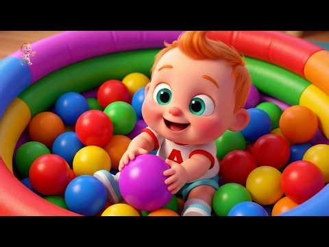 🎪 The Magic Ball Pit Splash! | Learn Colors Song | Kids Songs & Nursery Rhymes
