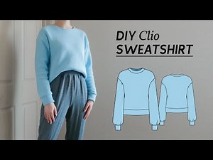 DIY Easy & Comfy Sweatshirt + Sewing Pattern