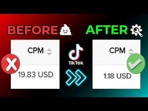 How To Fix TikTok Ads High CPM Issue ($1 CPM TRICK... INSANE!)