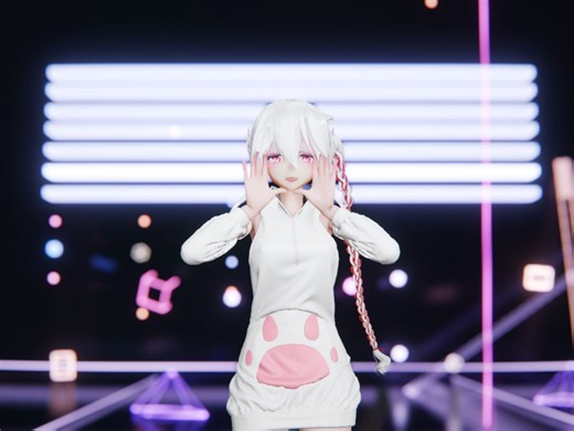 【布料结算/弱音MMD】Short Hair