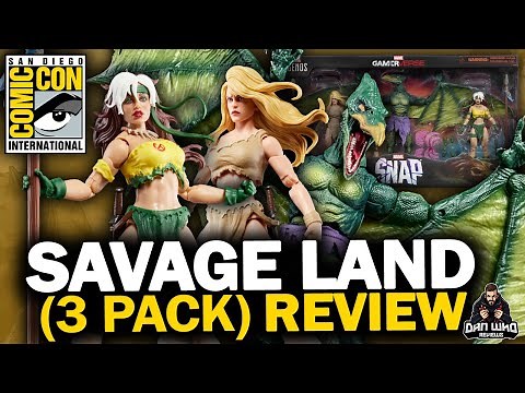 Marvel Legends Savage Land 3 Pack Review (SDCC EXCLUSIVE 2025)