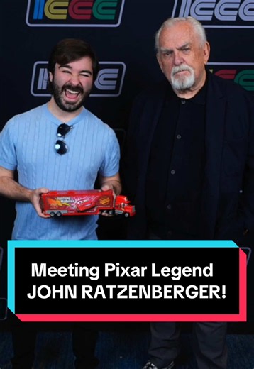 Meeting Pixar legend John Ratzenberger was a dream come true 🥹 #pixar #pixarcars #toystory #johnratzenberger