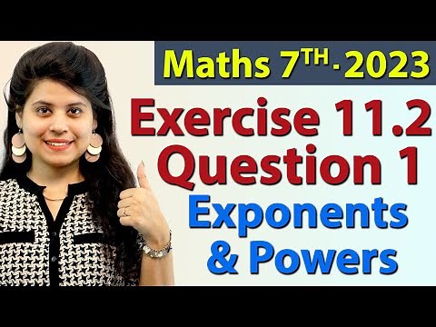 Q 1, Ex 11.2 - Exponents And Powers - Chapter 11 - Maths Class 7th - NCERT