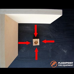 Another easily duplicated demonstration to show the impact of radiant heat flux, conduction and thermal ballast on flame heights when the fuel load is moved around in a compartment. | Flashpoint Equipment