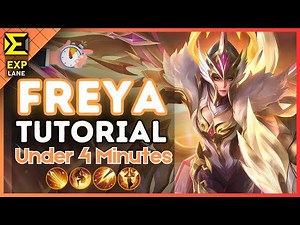 4-Minute Freya Tutorial in the EXP Lane || (MLBB S36) 2025