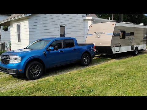 2022 Ford Maverick Camper setup. (Tows Great) 👍