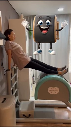 Studio Pilates | Kátia Martins on Instagram: "Nosso equipamento simpático trouxe um recado para você! Quem aí curtiu?"