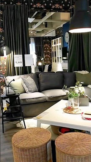 ☝️☝️☝️see above for link to full video 📽️ IKEA: Living room with an Uppland sofa