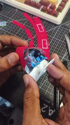 A320 cockpit papercraft #papercraft #diy #a320 #shorts